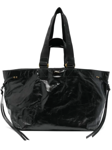 ISABEL MARANT Wardy crinkled-finish tote bag