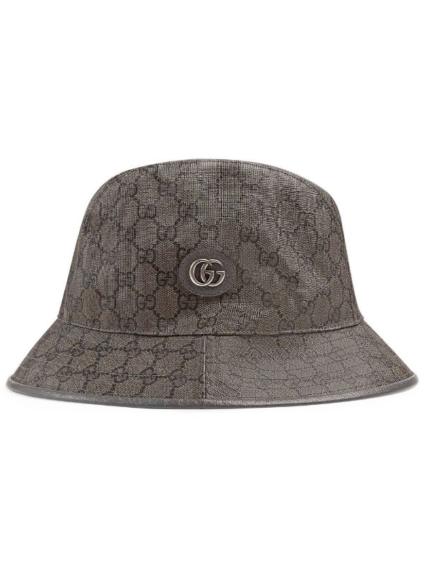 Gucci - GG Supreme Canvas Bucket Hat - Mens - Black