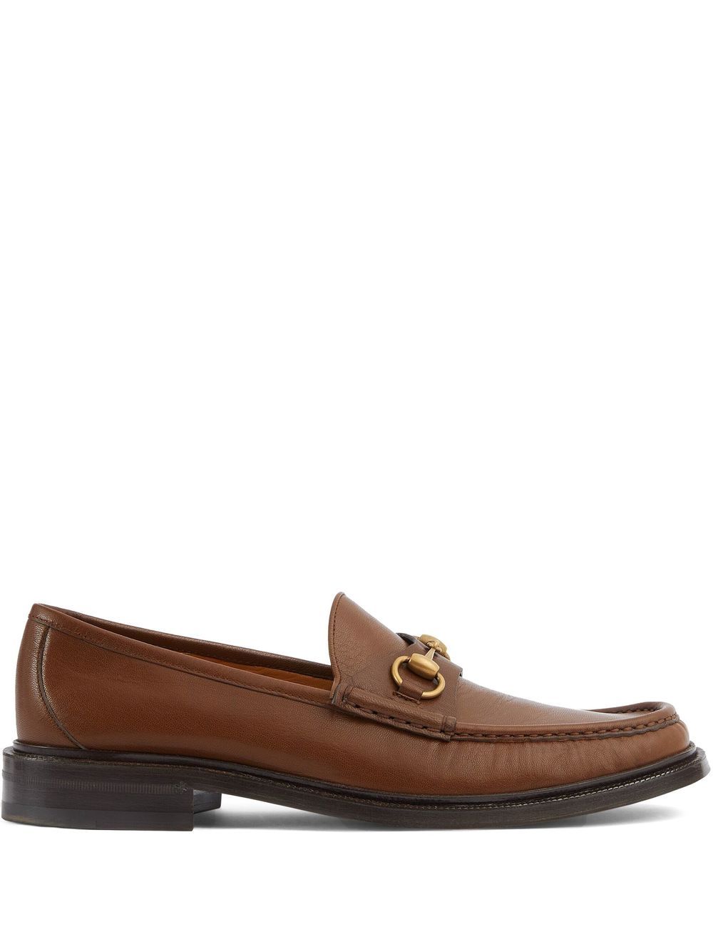 Gucci Horsebit almond-toe Loafers - Farfetch