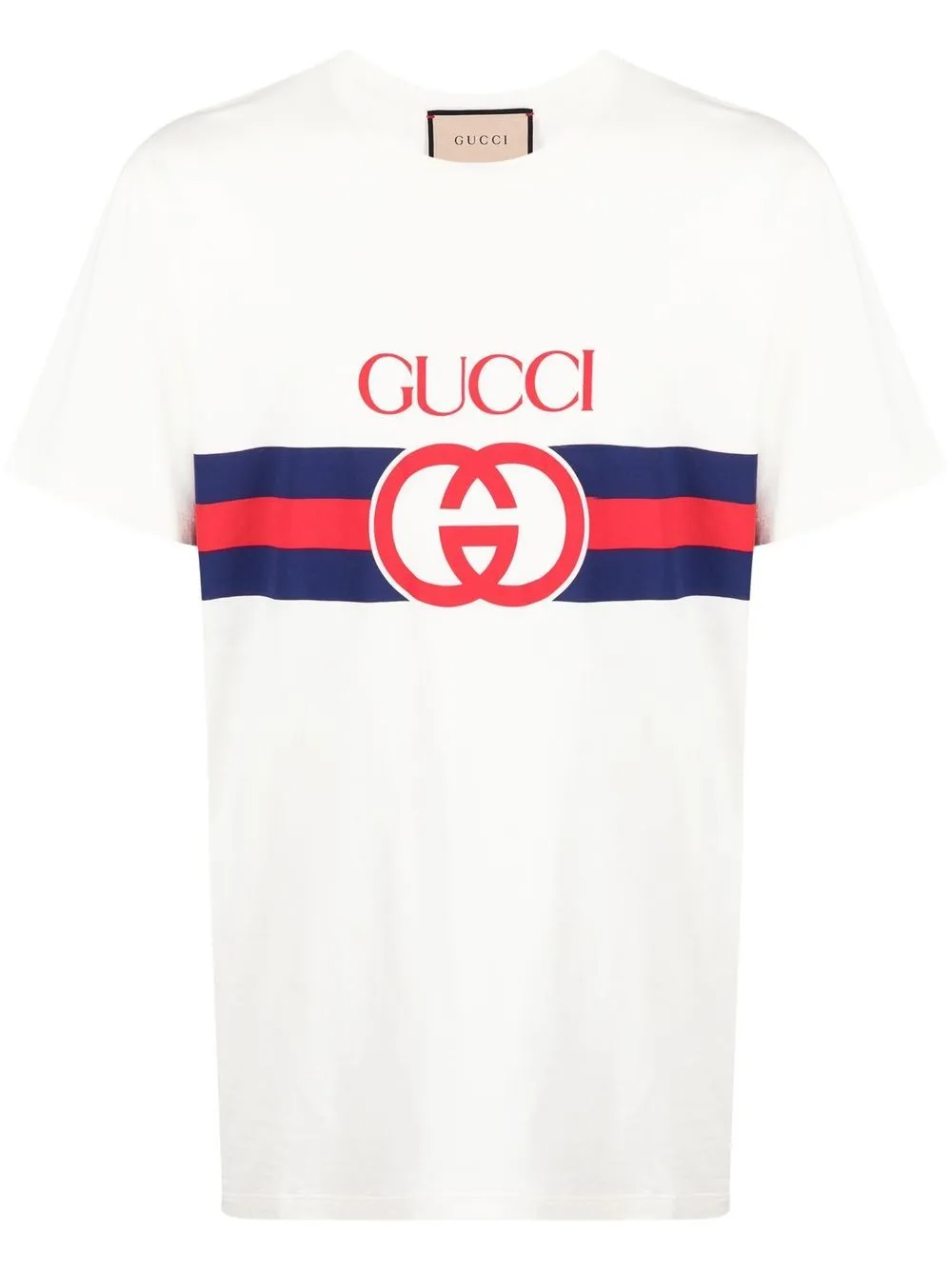 T shirt logo on sale gucci