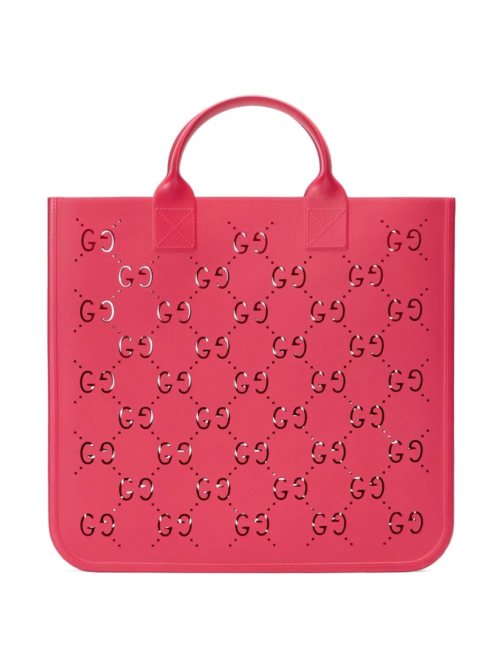 Gucci Kids' Logo-print Tote Bag In Pink