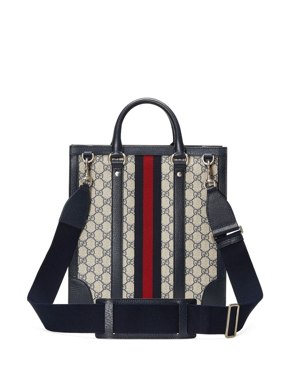 Shop Gucci Medium Ophidia Tote Bag In Neutrals