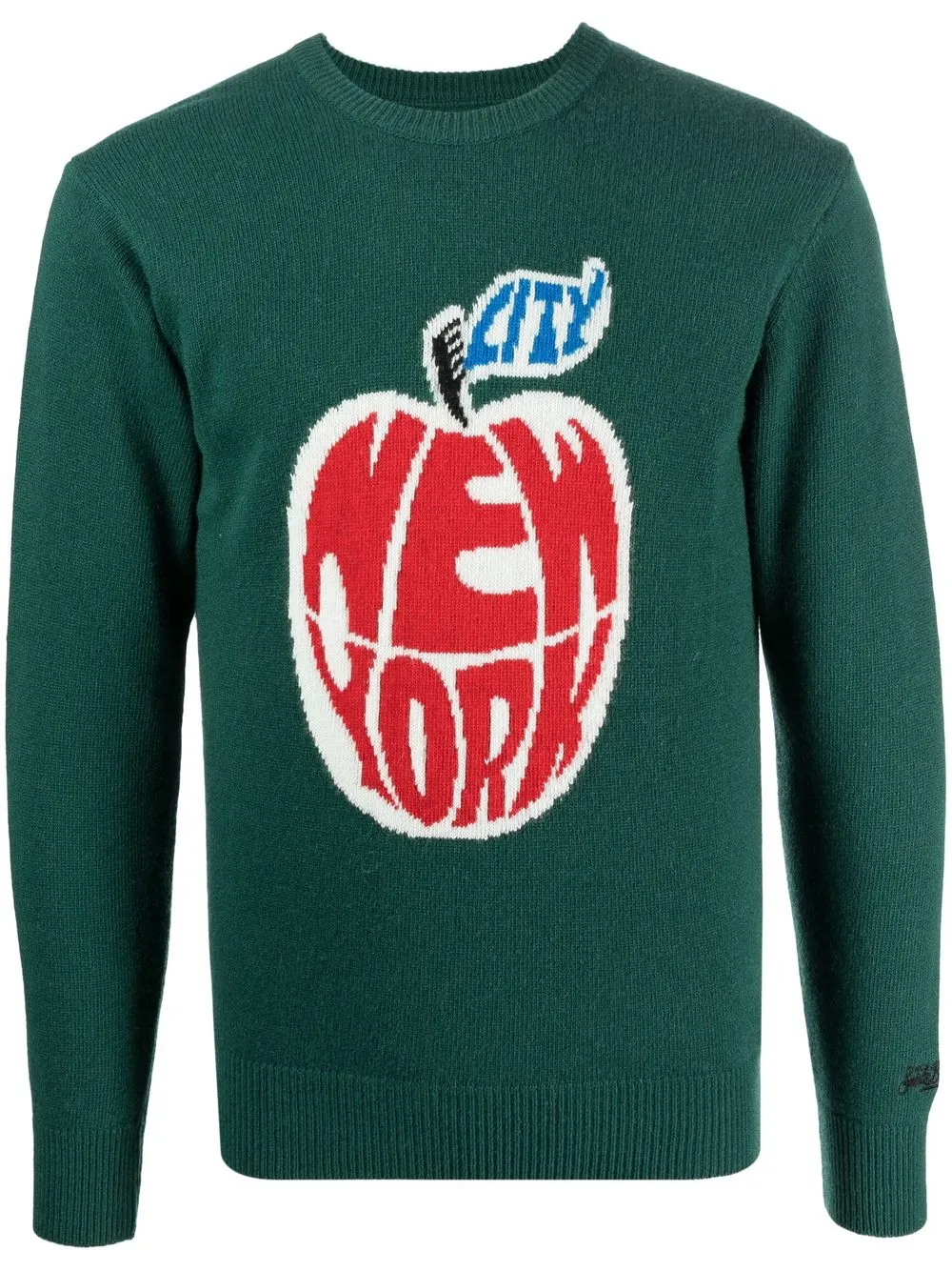 

MC2 Saint Barth Heron graphic-print jumper - Green
