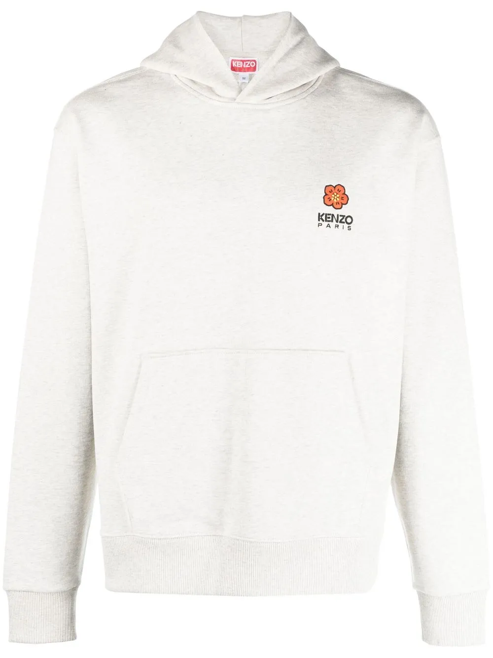 

Kenzo cotton logo-embroidered hoodie - Grey