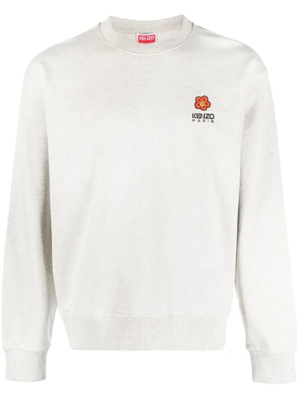 Kenzo embroidered on sale logo sweatshirt