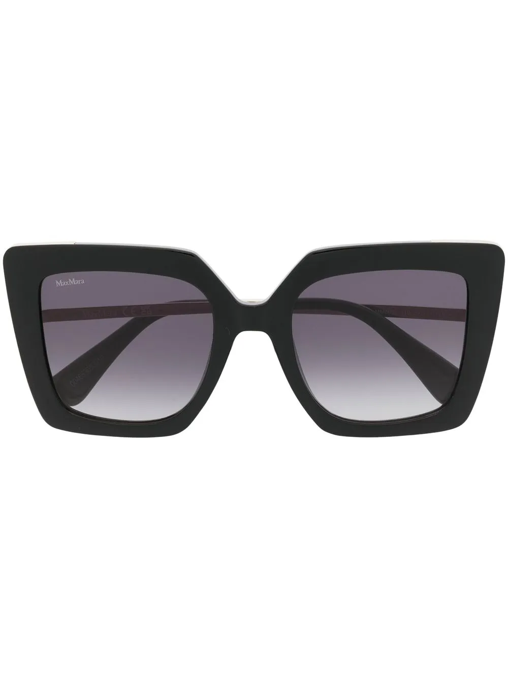 

Max Mara oversize-frame tinted sunglasses - Black