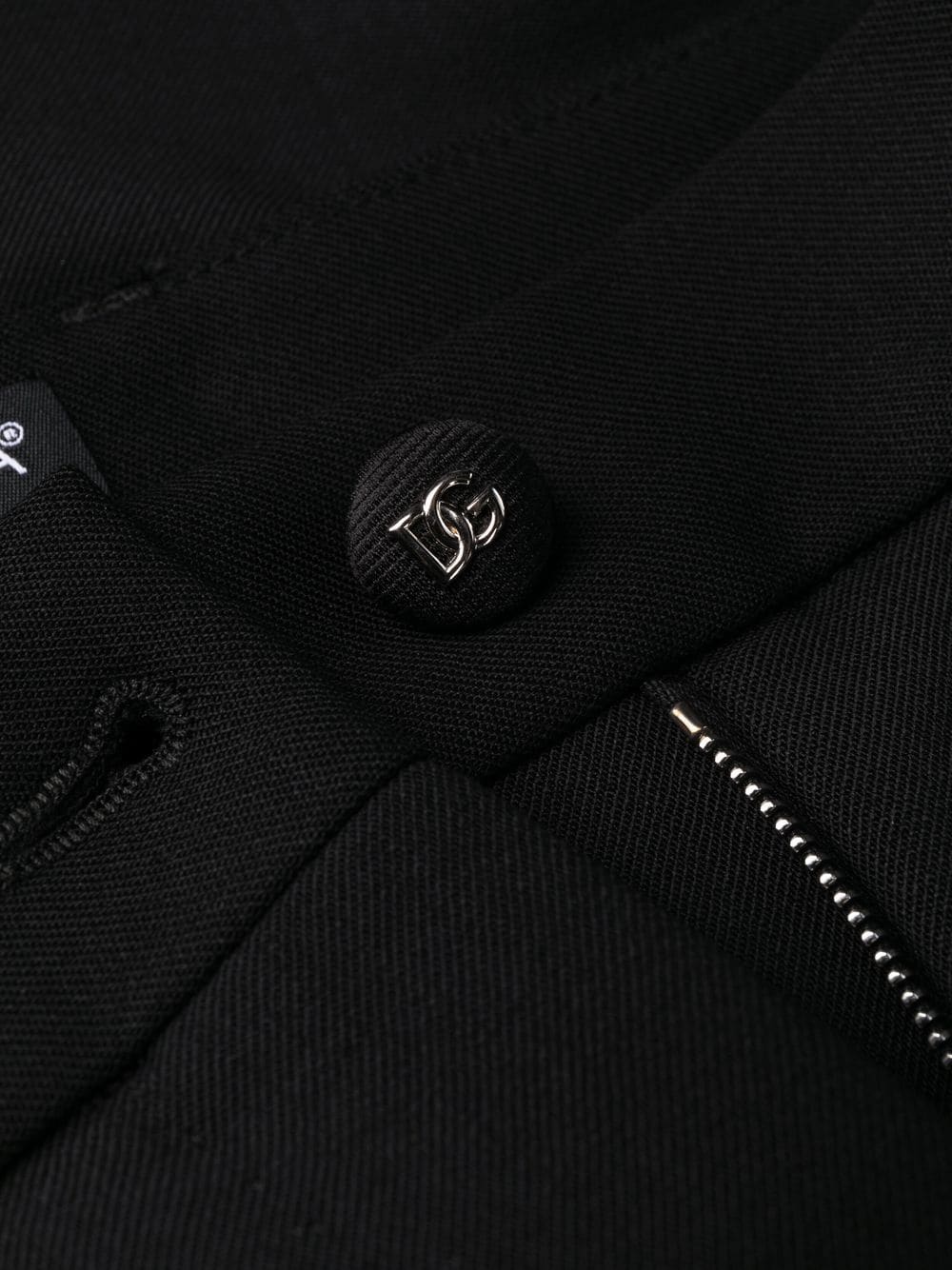 Shop Dolce & Gabbana High-waist Wide-leg Trousers In Black