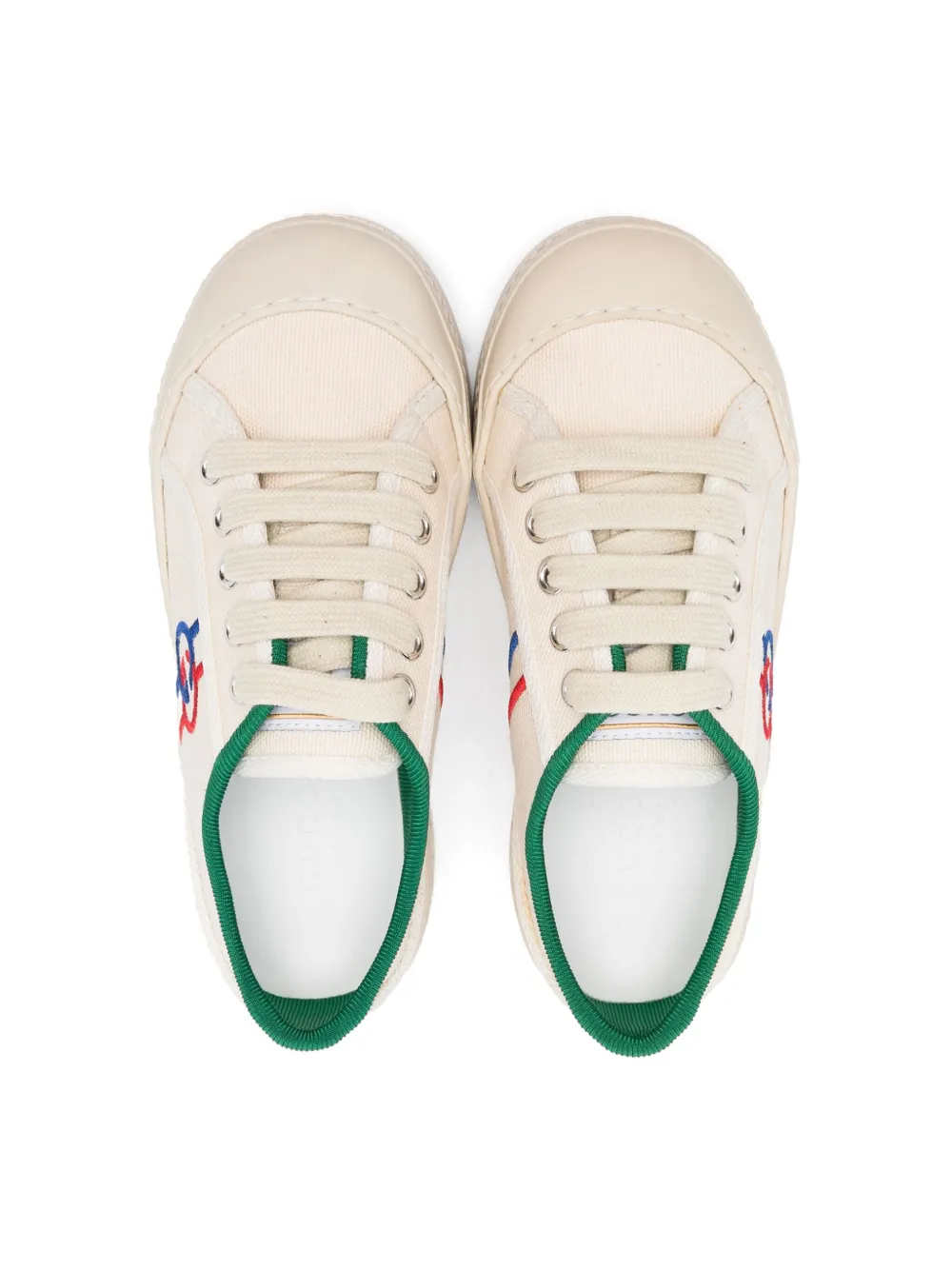 GUCCI CHILDREN ネイビーキャンバス テニス スニーカー 13.5 GUCCI CHILDREN ネイビーキャンバス テニス スニーカー 13.5