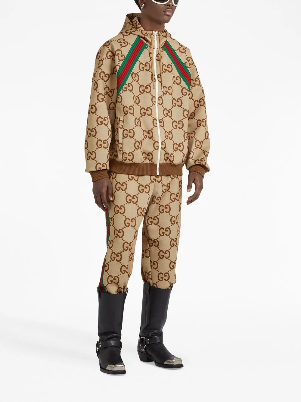 Gucci Broek met print - Beige