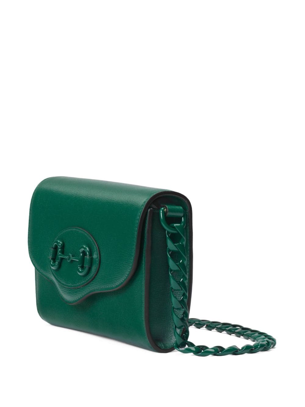 Shop Gucci Horsebit 1955 Mini Bag In Green