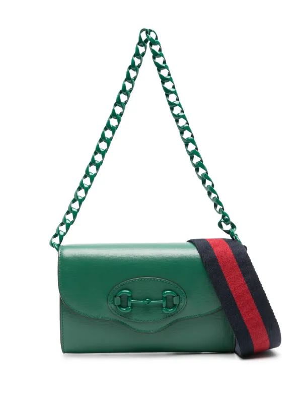 Gucci Mini Horsebit 1955 Shoulder Bag Green FARFETCH CA