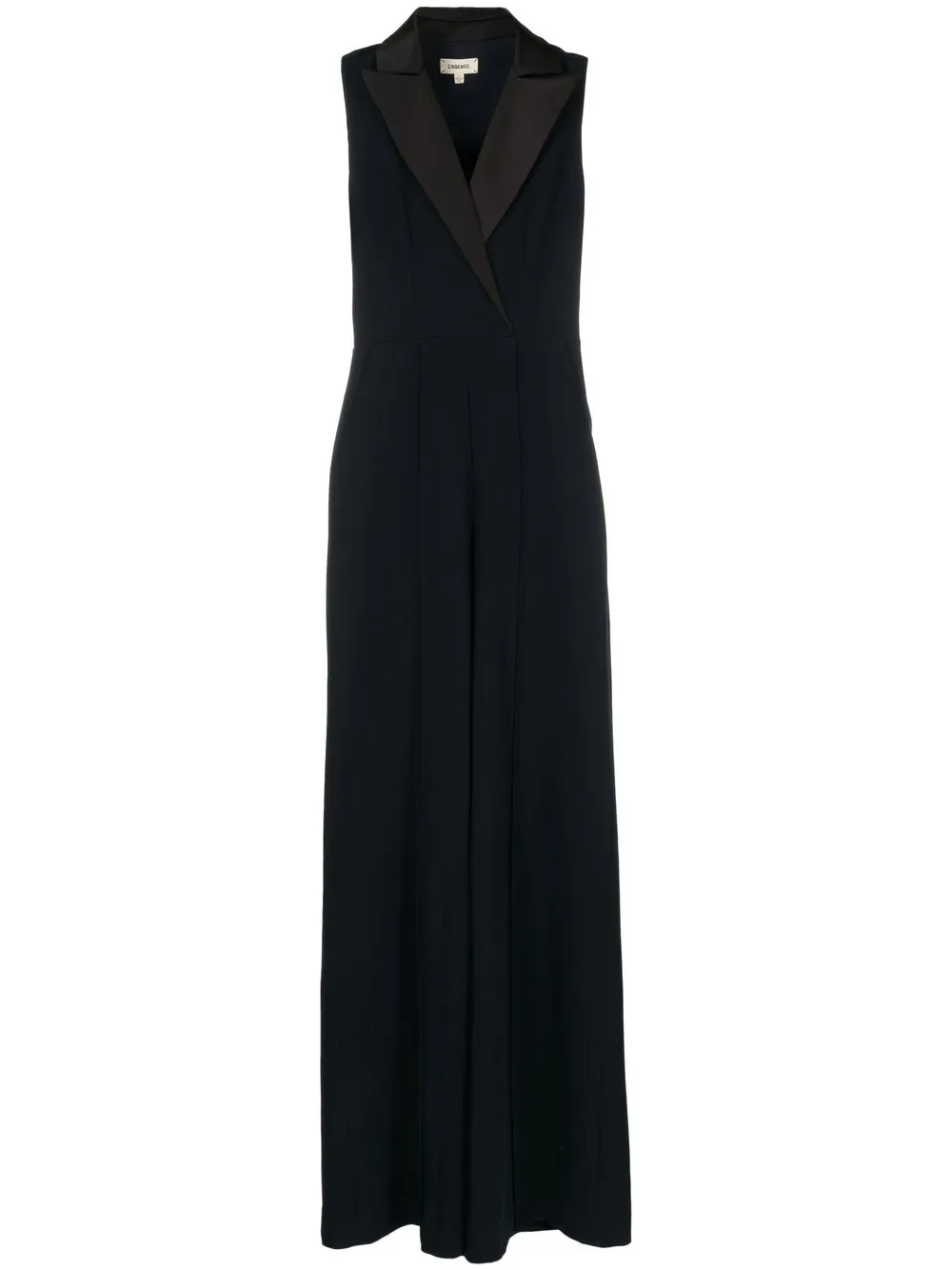 

L'Agence sleeveless blazer jumpsuit - Blue