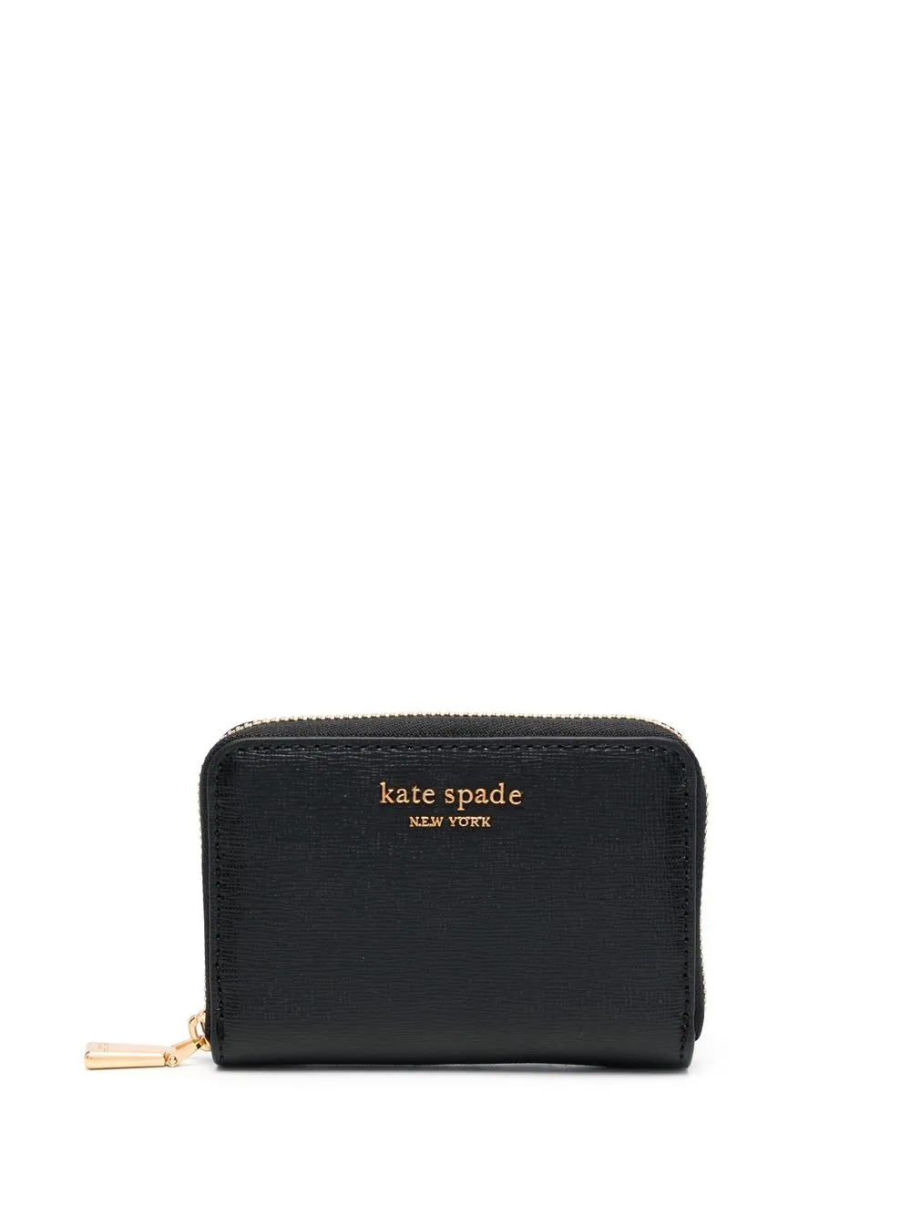 

Kate Spade logo zip-around wallet - Black