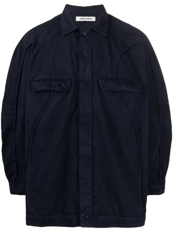 Henrik Vibskov Frank ロングスリーブ シャツ | ブルー | FARFETCH JP