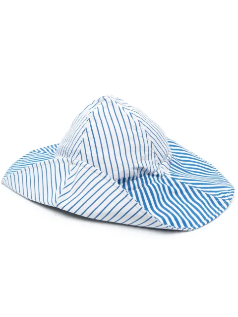 Henrik Vibskov Cage Cap striped sun hat