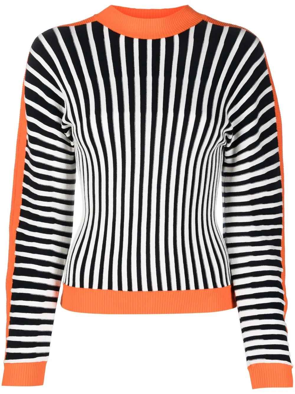 

Henrik Vibskov stripe-print knit jumper - Black