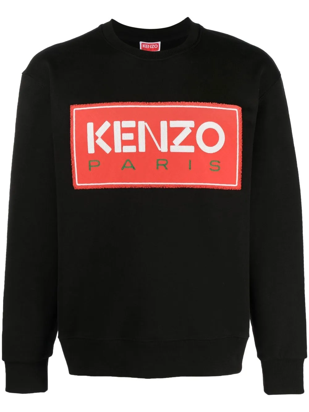 

Kenzo pre-owned SS23 logo-embroidered hoodie - Black