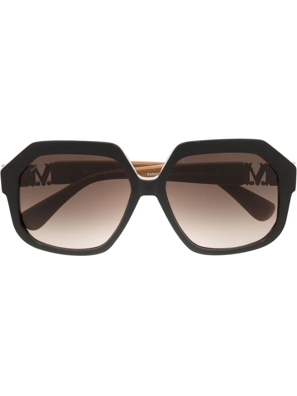 

Max Mara Esme square-frame sunglasses - Brown