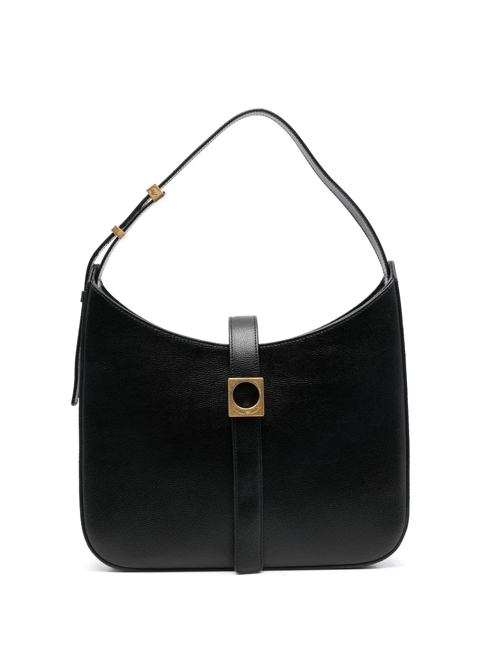 

Emporio Armani pebbled hobo tote - Black