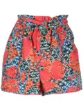 Ulla Johnson Edlyn high-waist mini shorts - Red
