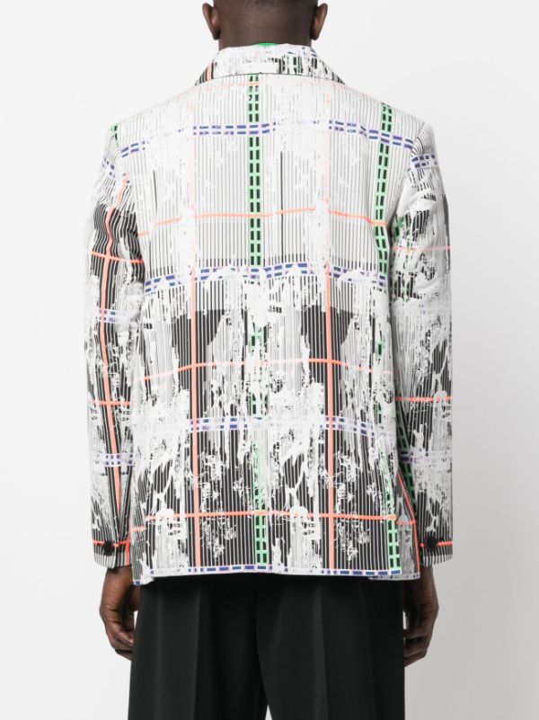 Henrik Vibskov Sponge graphic-print single-breasted Blazer - Farfetch