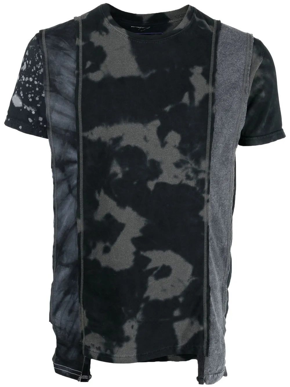 

Needles tie-dye patchwork T-shirt - Grey