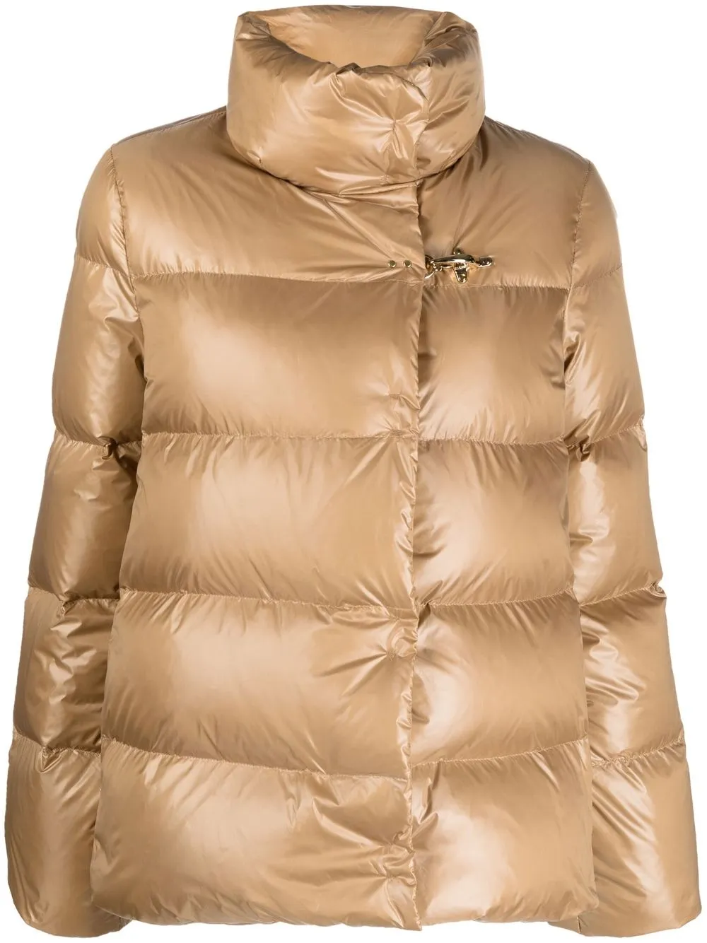 

Fay high-neck puffer jacket - Brown