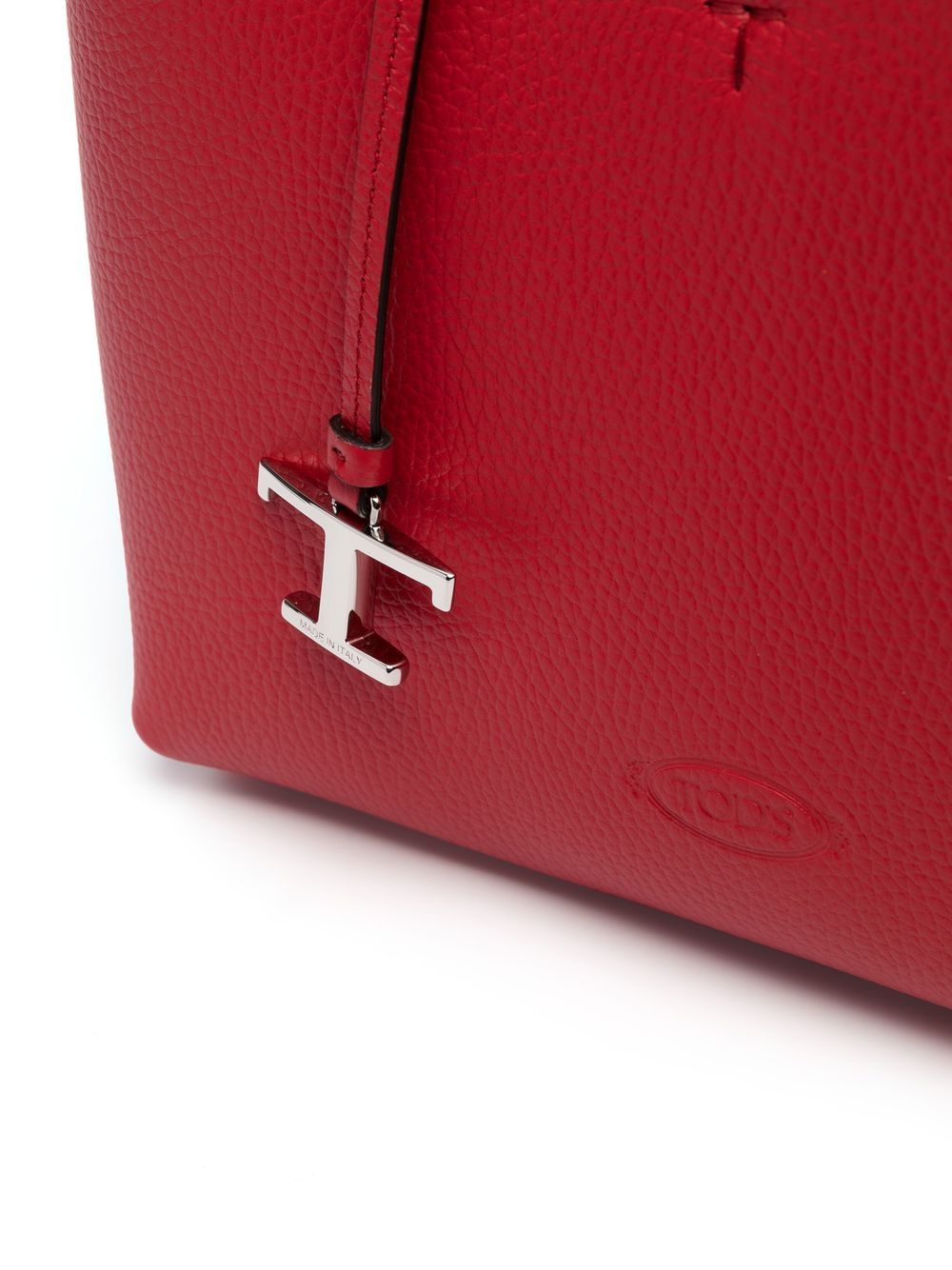 Shop Tod's Timeless Leather Shoulder Bag In Red