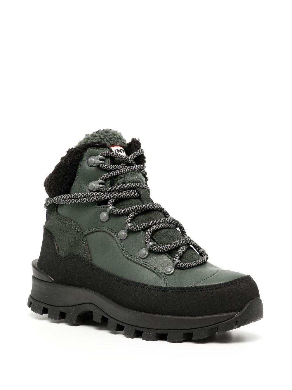 Hunter Explorer lace-up boots - Groen