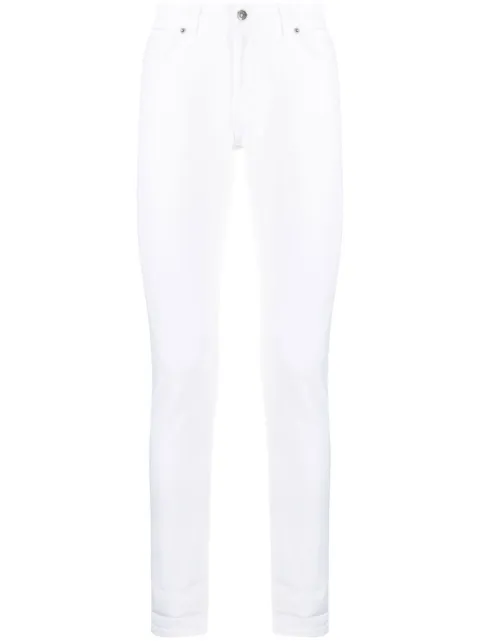 DONDUP turn-up slim-fit jeans