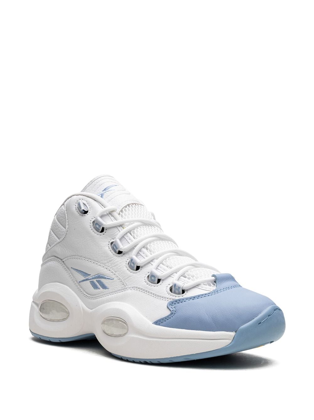 Shop Reebok Question Mid "on To The Next" Sneakers In White