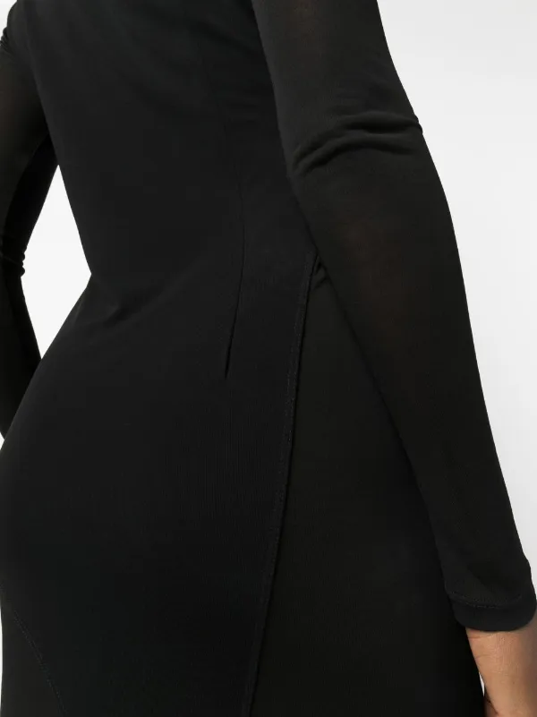 TOM FORD トム・フォード セミシアー ドレス | ブラック TOM FORD トム・フォード セミシアー ドレス | ブラック