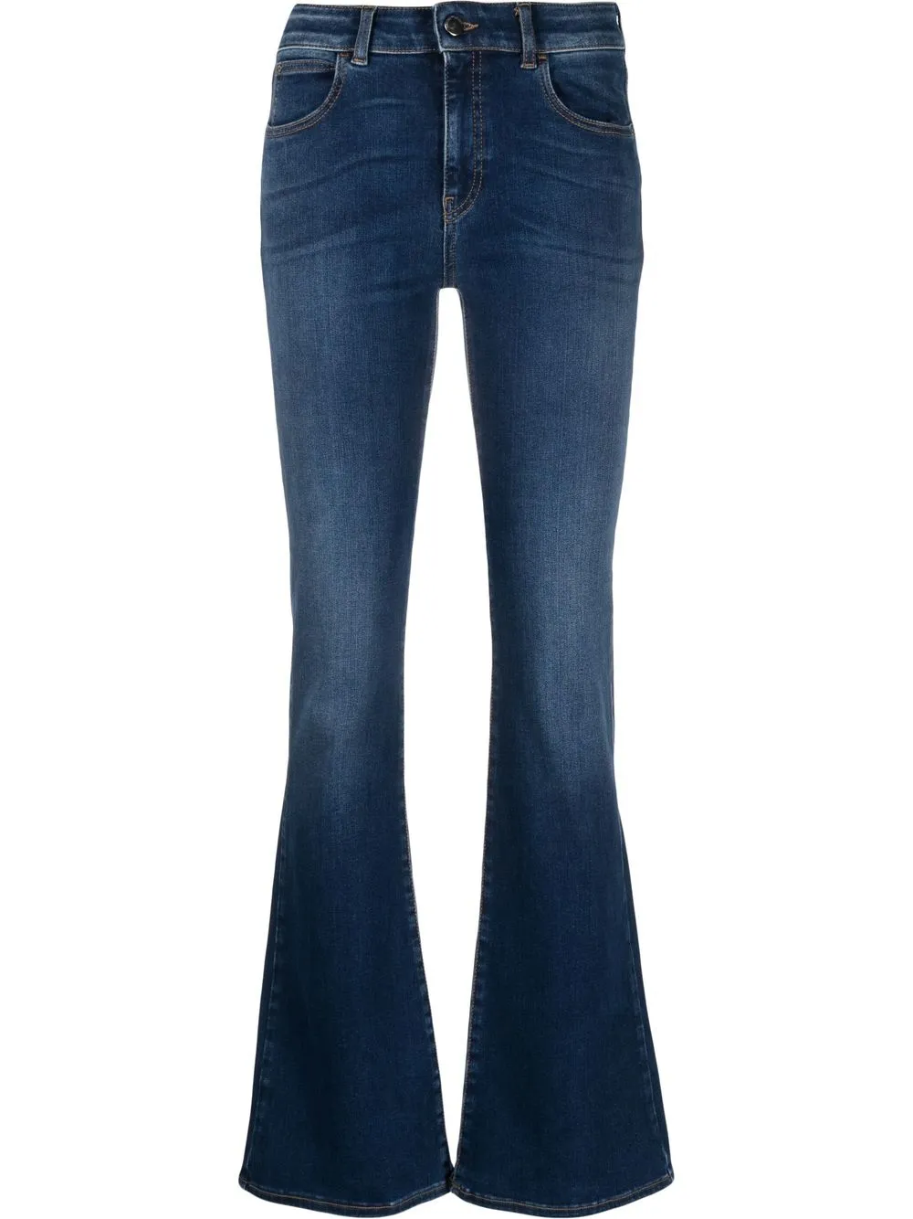 

Emporio Armani mid-rise flared jeans - Blue