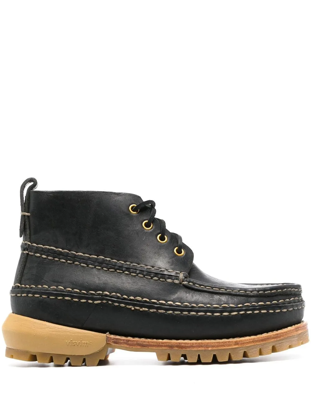 

visvim Kanawa mid-folk leather boots - Black