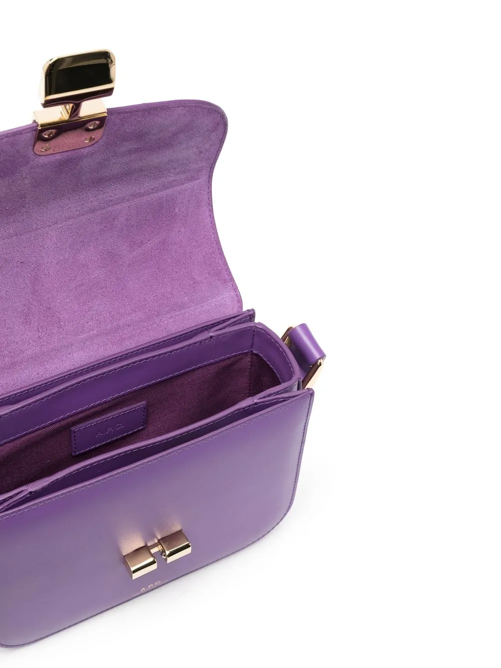 Apc Mini Grace Crossbody Bag In Purple