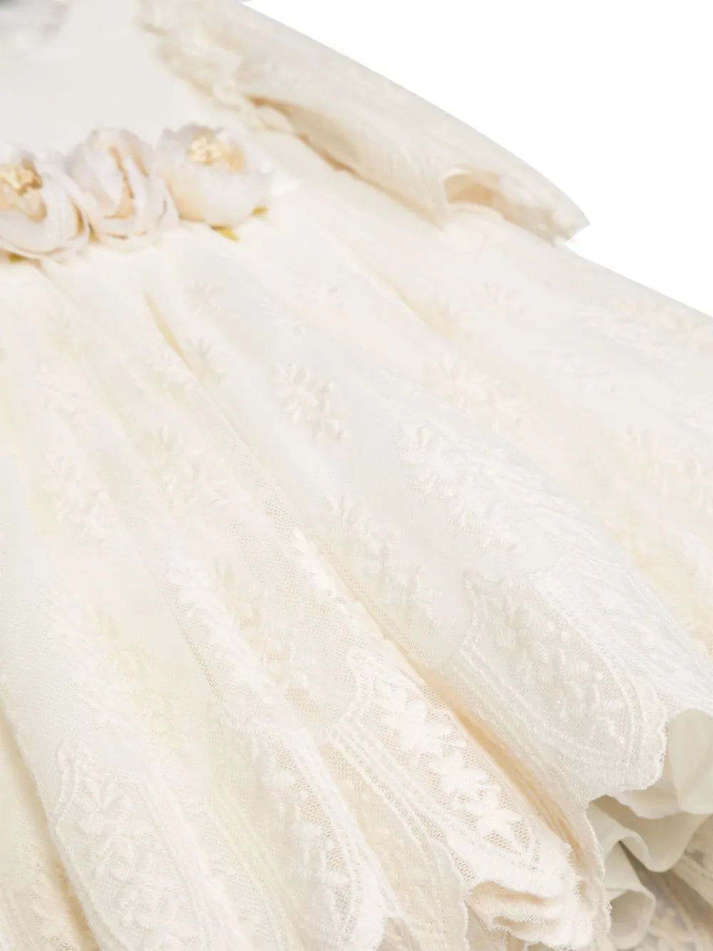 Lace Short-Sleeve Dress