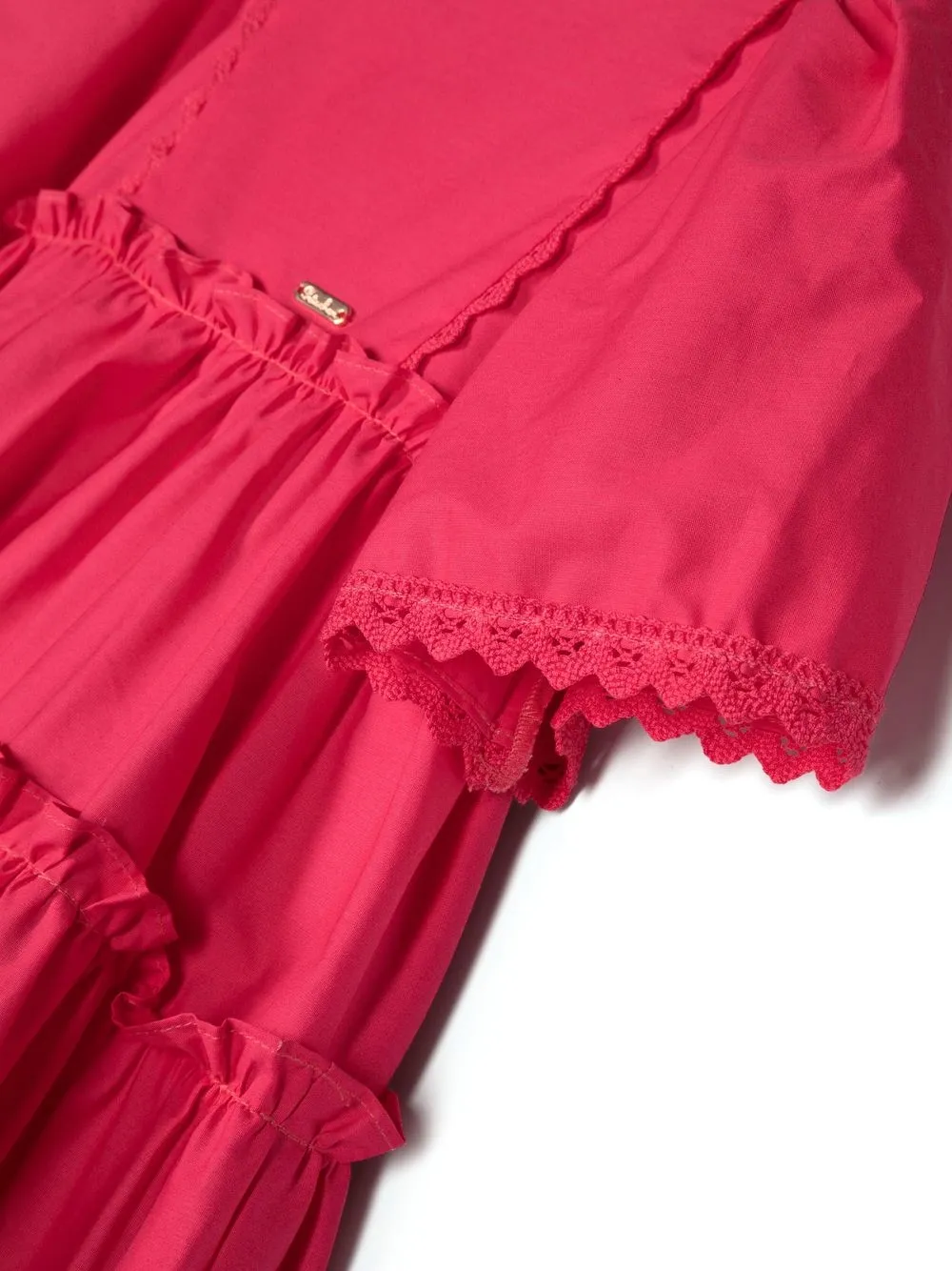  Patachou Ruffle-detail Tiered Dress - Pink 
