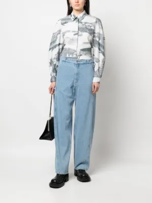 Henrik Vibskov Cotton Denim John Jeans in Blue | Santa Fe