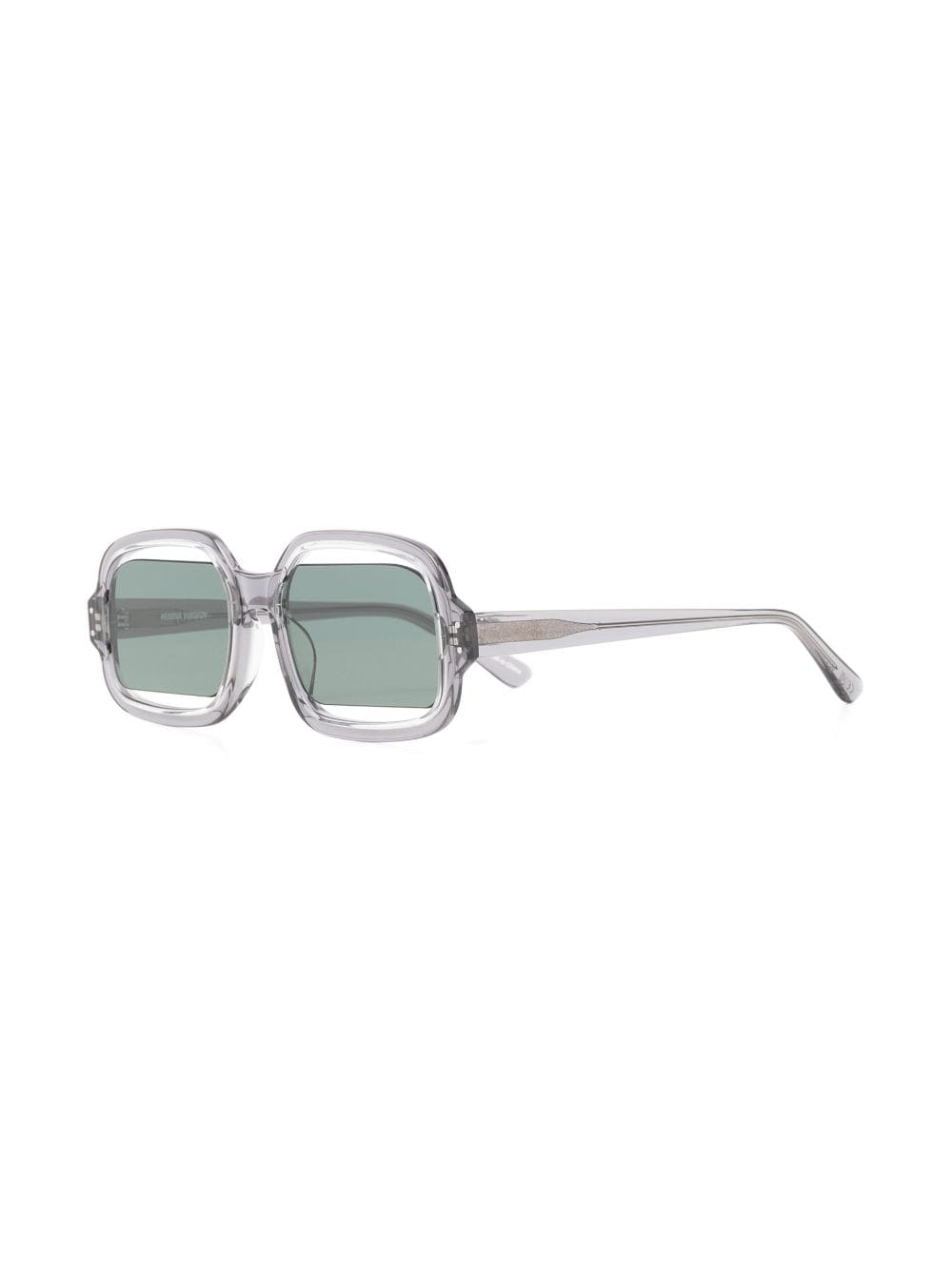 Shop Henrik Vibskov Olga Square-frame Sunglasses In Grey