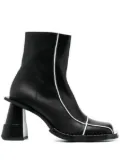 Henrik Vibskov Elle Driver 90mm leather boots - Black