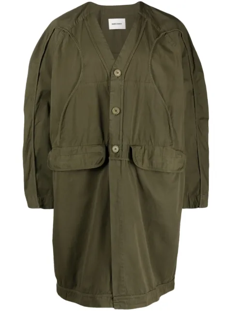 Henrik Vibskov Frank V-neck buttoned coat