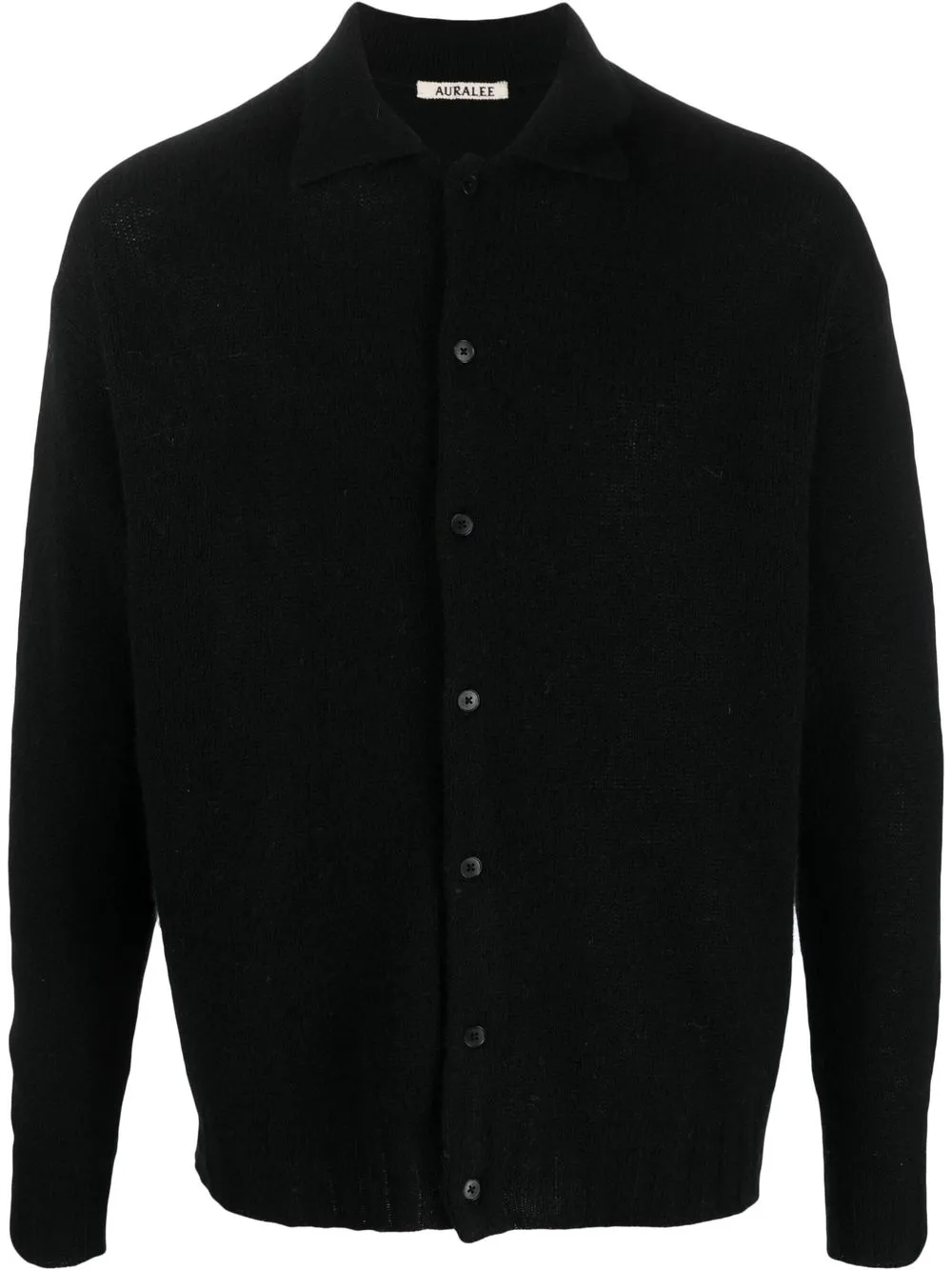 

Auralee button-down knit shirt - Black