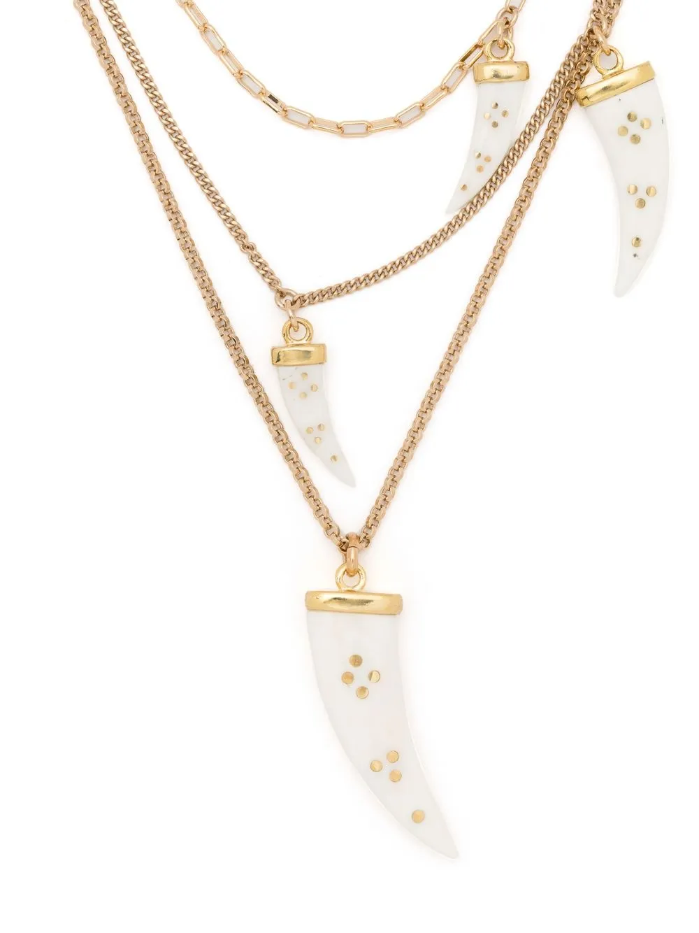 

Isabel Marant layered pendant necklace - Gold