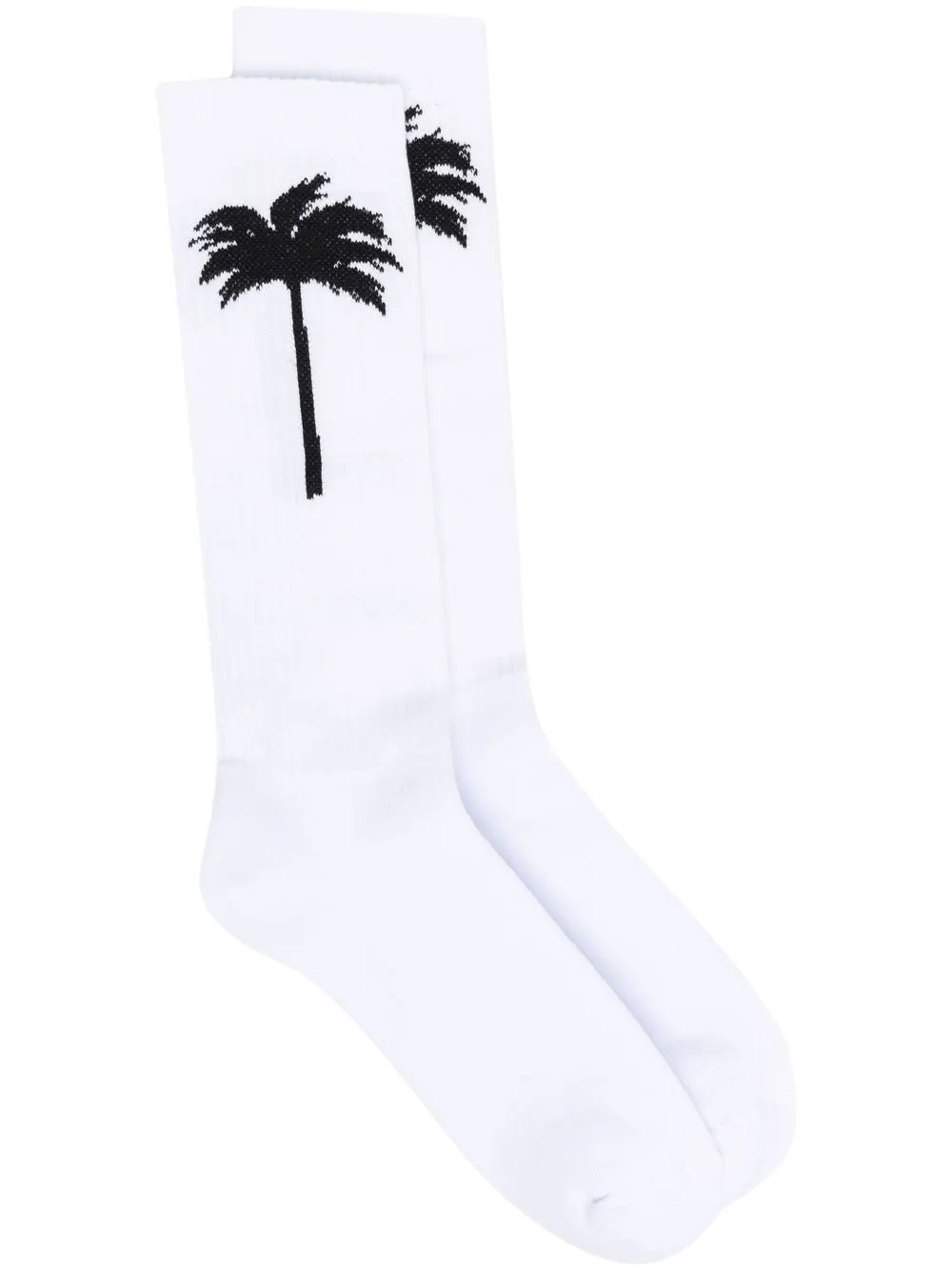 

Palm Angels palm-motif socks - White