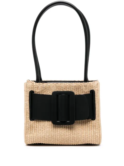 Boyy Bobby buckled woven tote bag