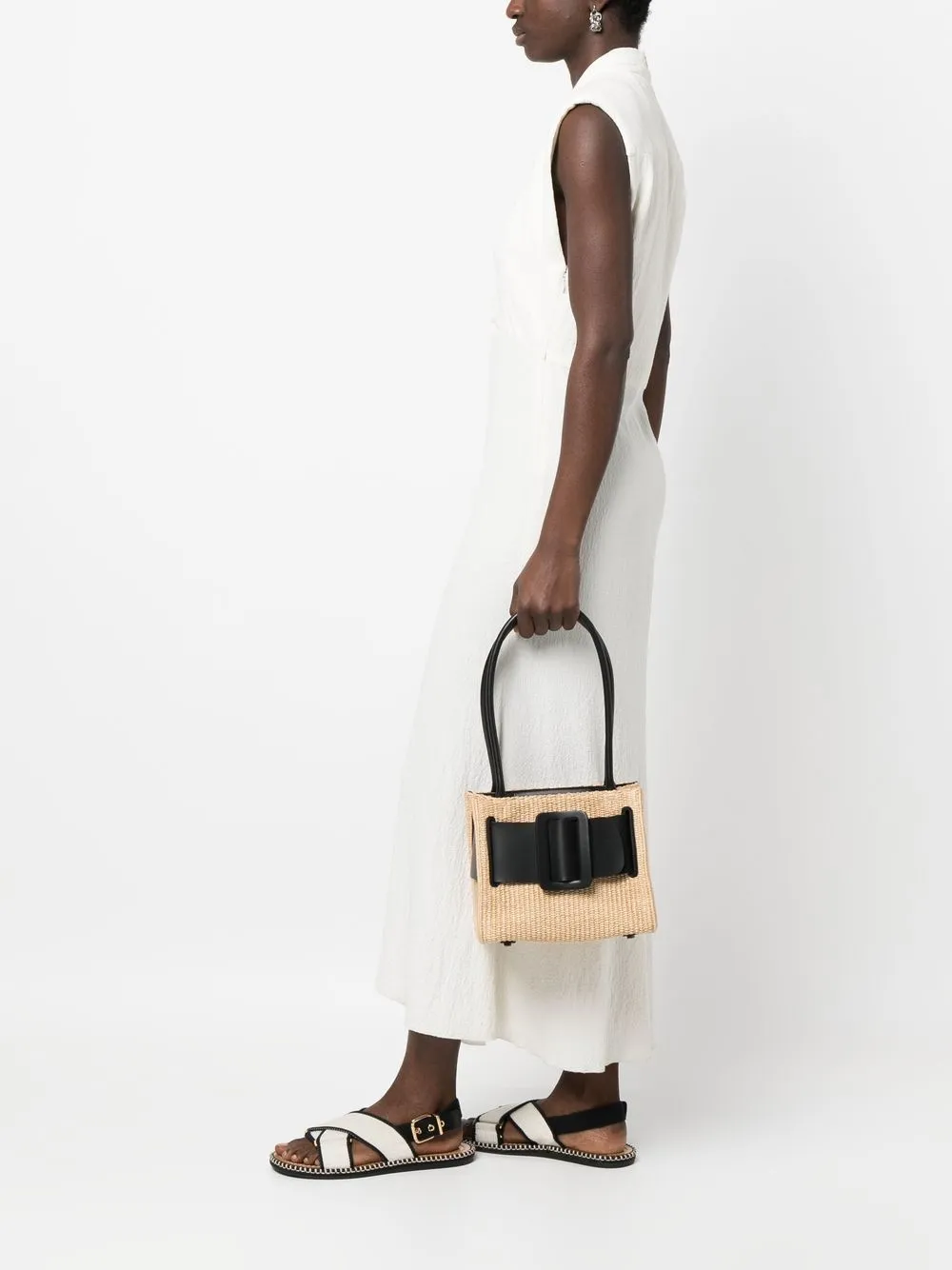 Boyy Bobby buckled woven tote bag | Image 2