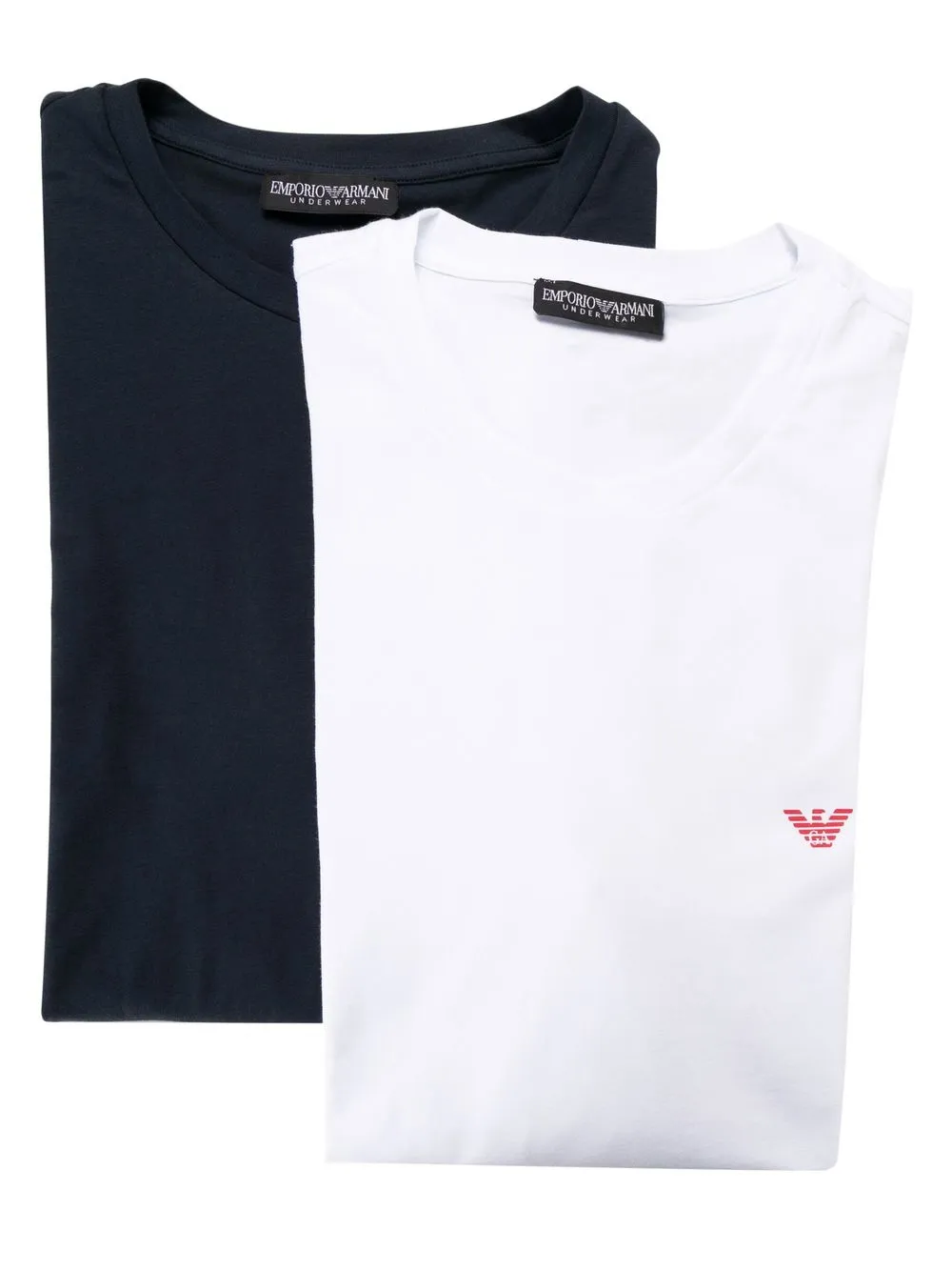 

Emporio Armani logo-print cotton T-shirt set - Blue