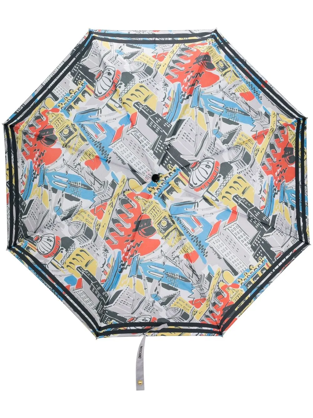 

Moschino all-over graphic-print umbrella - Black