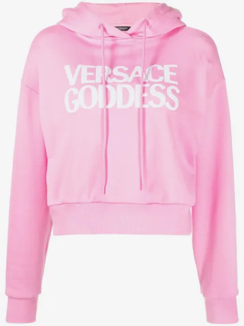 Versace hoodie con motivo Versace Goddess