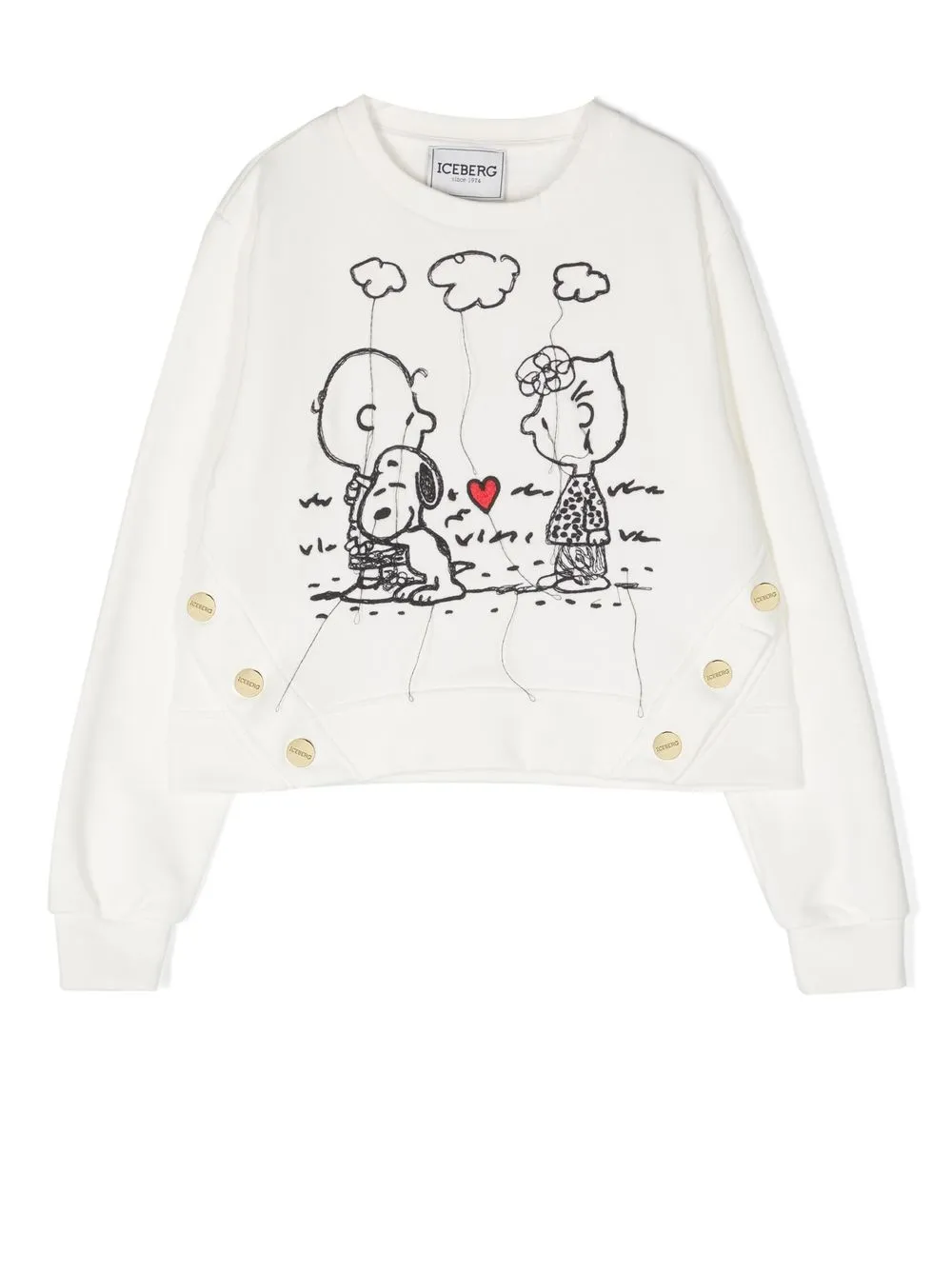 

Iceberg Kids graphic-print sweatshirt - White